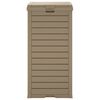 vidaXL Poubelle d'ext&eacute;rieur marron clair 41x41x86 cm polypropyl&egrave;ne