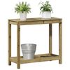 vidaXL Table de rempotage avec &eacute;tag&egrave;re 82,5x35x75 cm bois pin impr&eacute;gn&eacute;