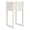 vidaXL Jardini&egrave;re Blanc 40x40x81 cm Bois massif de pin