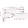 vidaXL Meuble TV marron 80x33x46 cm bois massif de manguier