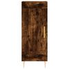 vidaXL Buffet Ch&ecirc;ne fum&eacute; 34,5x34x90 cm Bois d'ing&eacute;nierie