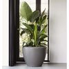 Capi Pot &agrave; plantes conique bas Arc Granite 60x48 cm Anthracite