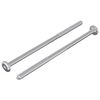 vidaXL Vis 2 pcs Argent&eacute; M6 x 120 mm Acier