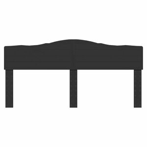 vidaXL T&ecirc;te de lit Ch&ecirc;ne noir 200 cm Bois d'ing&eacute;nierie