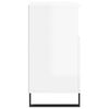 vidaXL Buffet Blanc brillant 60x35x70 cm Bois d'ing&eacute;nierie