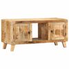vidaXL Meuble TV 105x46x32 cm bois massif de manguier brut
