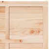 vidaXL Porte de grange Marron 90 x 2,5 x 208 cm Bois de pin massif