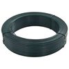 vidaXL Fil de liaison de cl&ocirc;ture 250 m 0,9/1,4 mm Acier Vert noir&acirc;tre
