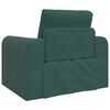 vidaXL Canap&eacute;-Lit Vert fonc&eacute; 98 x 71 x 83 cm Velours