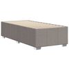 vidaXL Cadre de lit sans matelas taupe 80x200 cm tissu