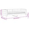 vidaXL Lit de jour avec matelas rose 80x200 cm velours