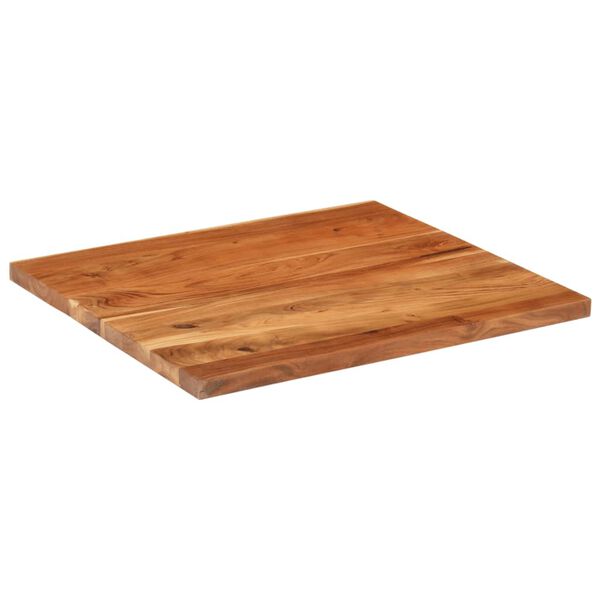 vidaXL Dessus de table 90x80x3,8 cm rectangulaire bois massif d'acacia