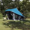 vidaXL Tente Tipi familiale avec toit Bleu et gris 508 x 470 x 300 cm