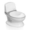 Baninni Pot de toilette avec son Pippe Gris et blanc