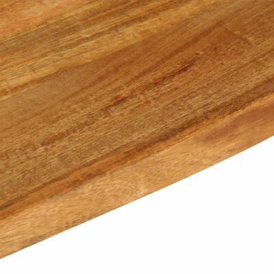 vidaXL Dessus de table à bord vivant 100x40x2,5cm bois massif manguier