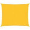 vidaXL Voile d'ombrage 160 g/m&sup2; Jaune 2,5x3 m PEHD