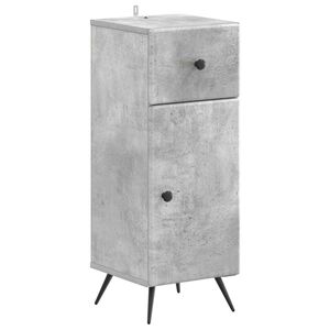 vidaXL Meuble de Rangement de Salle de Bain BREDA Gris b&eacute;ton