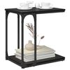 vidaXL Table d'appoint Ch&ecirc;ne noir 50 x 35 x 52 cm Bois d'ing&eacute;nierie
