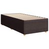 vidaXL Sommier &agrave; lattes de lit avec matelas Marron fonc&eacute; 100x200 cm