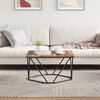 vidaXL Table basse Ch&ecirc;ne fum&eacute; 80 x 80 x 45 cm