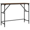 vidaXL Table console chêne marron 100x32x75 cm bois d'ingénierie