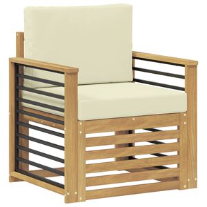 vidaXL Ensemble de canap&eacute;s d'ext&eacute;rieur Polyester Blanc
