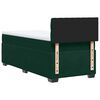 vidaXL Sommier &agrave; lattes de lit avec matelas Vert fonc&eacute; 90x200 cm