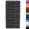 vidaXL Essuie-mains de qualit&eacute; sup&eacute;rieure SOLUND 10 pcs anthracite