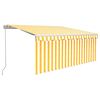 vidaXL Store banne manuel avec LED solaire 3 x 2,5 m