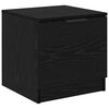 vidaXL Armoire de lit avec tiroir 2 pcs Ch&ecirc;ne noir 40 x 39 x 40cm