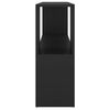 vidaXL Biblioth&egrave;que Noir 100x24x63 cm Bois d'ing&eacute;nierie