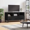 vidaXL Meuble TV noir 102x36x50 cm bois d'ing&eacute;nierie
