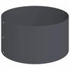 vidaXL Cache-pot de jardin Anthracite 120 x 120 x 20 cm Acier
