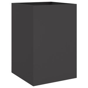 vidaXL Jardini&egrave;re noir 52x48x75 cm acier