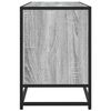 vidaXL Meuble TV sonoma gris 150x35x41 cm bois d'ingénierie et métal