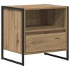 vidaXL Table de chevet Ch&ecirc;ne artisan 50 x 39,5 x 50 cm