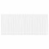 vidaXL Rideau en Dentelle Floral Blanc 180 x 600 cm Polyester