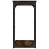 vidaXL Table d'appoint Ch&ecirc;ne fum&eacute; 40x30x60 cm Bois d'ing&eacute;nierie