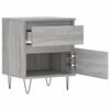 vidaXL Table de chevet sonoma gris 40x35x50 cm bois d&rsquo;ing&eacute;nierie