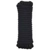vidaXL Corde de bateau 14 mm 12 m Noir Polyester