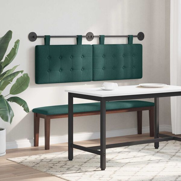 vidaXL T&ecirc;te de lit suspendue Montage mural tissu