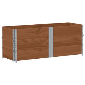 vidaXL Jardini&egrave;re marron 150x50 cm bois massif de pin