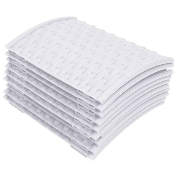 vidaXL Jupe de sapin de No&euml;l Blanc &Oslash;54x19,5 cm