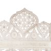 vidaXL Cloison de s&eacute;paration 5 panneaux Blanc 200x165 cm Bois manguier