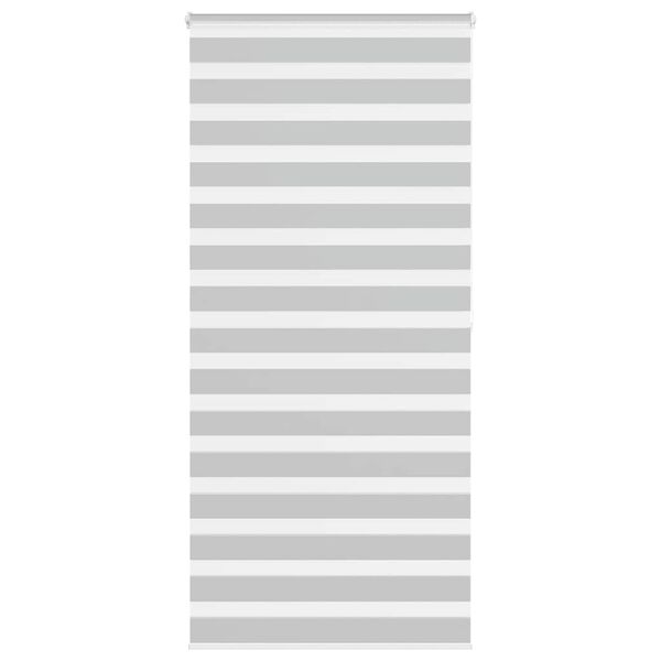 vidaXL Store z&egrave;bre gris clair largeur du tissu 100,9 cm polyester