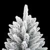 vidaXL Sapin de No&euml;l artificiel avec 300 LED avec support Blanc 240 cm