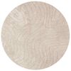 vidaXL Tapis de surface Rond PALMERAS Beige &Oslash; 160 CM Polyester