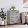 vidaXL Buffet sonoma gris 69,5x34x90 cm bois d'ing&eacute;nierie