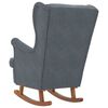 vidaXL Chaise &agrave; bascule Gris fonc&eacute; 92 x 71 x 100 cm Contreplaqu&eacute;