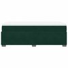 vidaXL Sommier &agrave; lattes de lit et matelas Vert fonc&eacute; 80x200 cm Velours